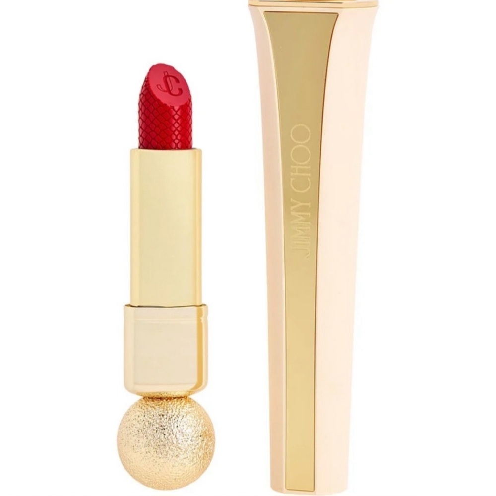 Jimmy Choo Seduction Collection Satin Lip  Color-Red Carpet NIB